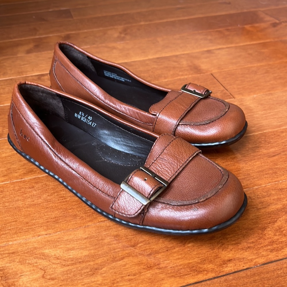 BOC Brown Leather Flats